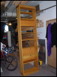 narrow desk